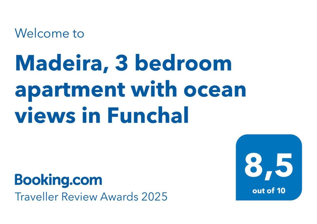 Madeira, 3 Bedroom Apartment With Ocean Views In Funchal Zewnętrze zdjęcie